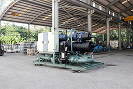 出口國外的水冷低溫機，用的是環(huán)保冷媒R404A